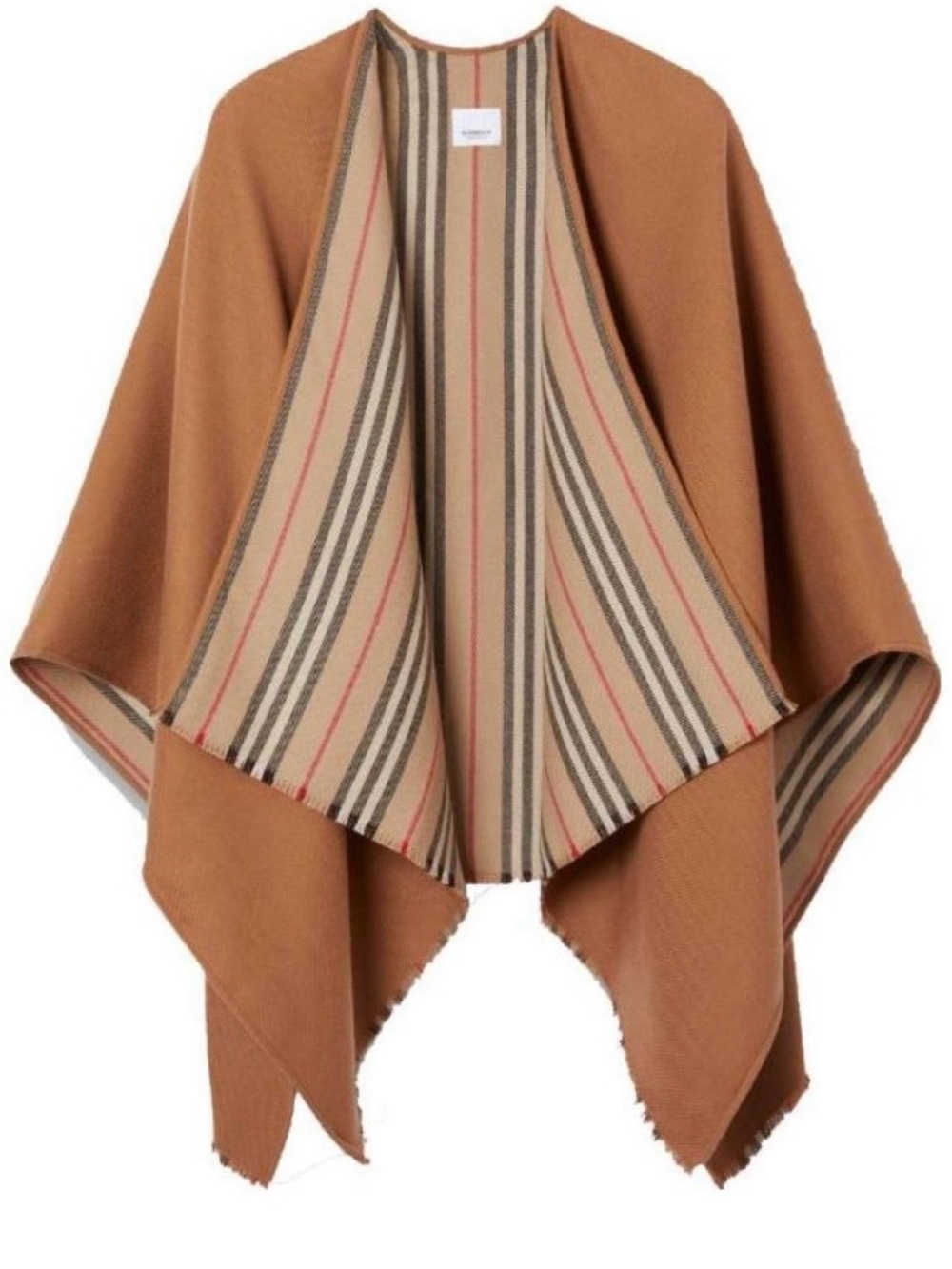 Burberry Icon Stripe Solid Cape